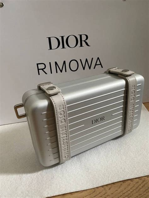 rimowa dior luggage|dior x rimowa clutch.